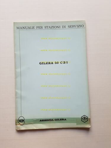 Gilera 50 CB1 1976 manuale officina originale