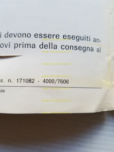 Gilera 50 CB1 1976 manuale officina originale