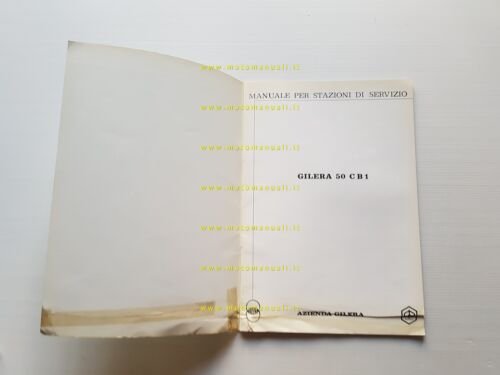 Gilera 50 CB1 1976 manuale officina originale
