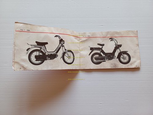 Gilera 50 CBA-Eco 1982 manuale uso manutenzione libretto istruzioni originale