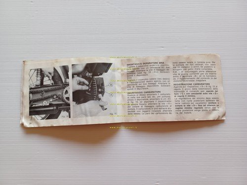 Gilera 50 CBA-Eco 1982 manuale uso manutenzione libretto istruzioni originale