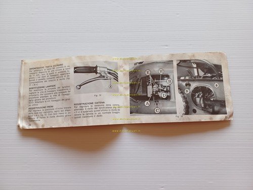 Gilera 50 CBA-Eco 1982 manuale uso manutenzione libretto istruzioni originale