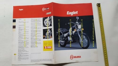 Gilera 50 Eaglet 1993 depliant originale ITALIANO brochure