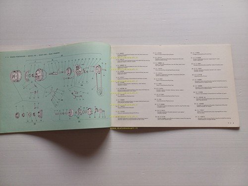 Gilera 50 Eco 1979 catalogo ricambi ORIGINALE