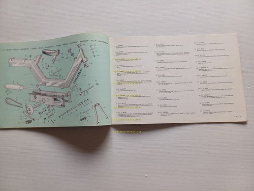 Gilera 50 Eco 1979 catalogo ricambi ORIGINALE
