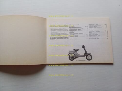 Gilera 50 GSA -GSA Lusso Scooter 1982 manuale officina originale …