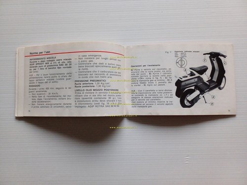 Gilera 50 GSA-L 1982 manuale uso manutenzione libretto istruzioni originale