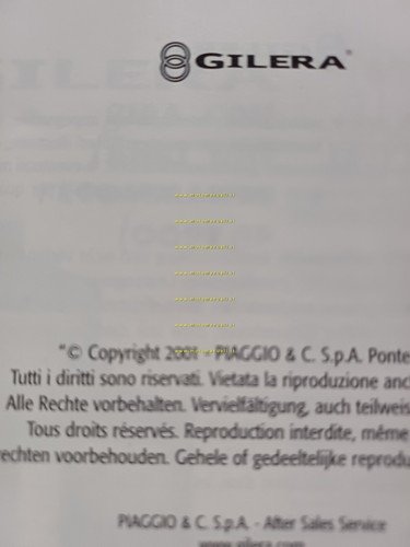 Gilera 50 GSM - Hak - Zulu 2001 manuale uso …