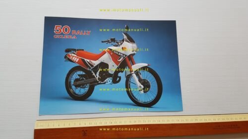 Gilera 50 Rally 1987 depliant italiano originale