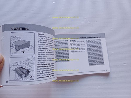 Gilera 50 Stalker 1999 manuale uso manutenzione originale tedesco