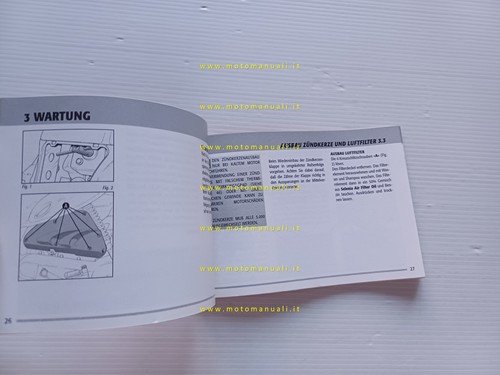 Gilera 50 Stalker 1999 manuale uso manutenzione originale tedesco
