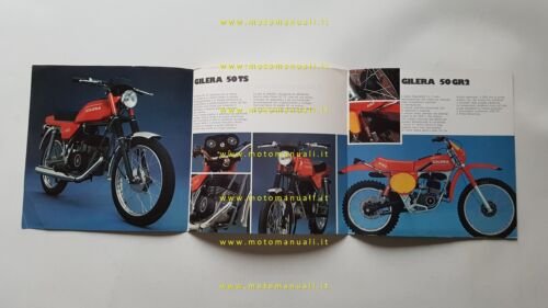 Gilera 50 TS - 50 GR2 1980 depliant originale italiano