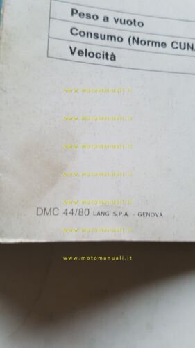 Gilera 50 TS - 50 GR2 1980 depliant originale italiano