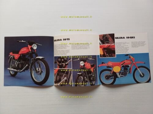 Gilera 50 TS - 50 GR2 1981 depliant italiano originale