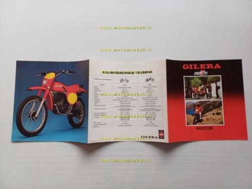 Gilera 50 TS - 50 GR2 1981 depliant italiano originale