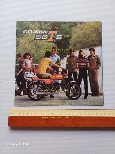 Gilera 50 TS 1979 depliant originale italiano