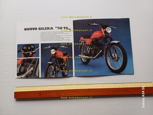 Gilera 50 TS 1979 depliant originale italiano