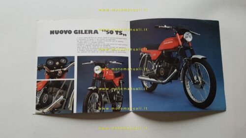 Gilera 50 TS 1979 depliant originale italiano