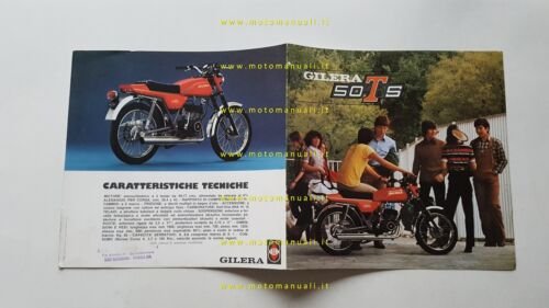 Gilera 50 TS 1979 depliant originale italiano