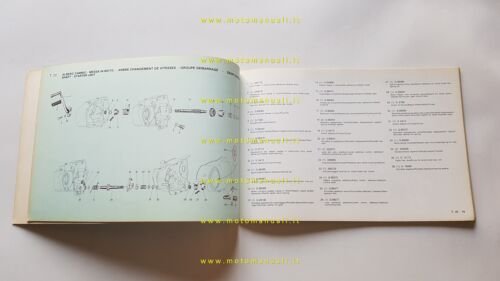 Gilera 50 TS 1980 catalogo ricambi originale