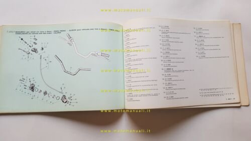 Gilera 50 TS 1980 catalogo ricambi originale