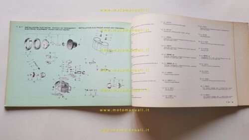 Gilera 50 TS 1980 catalogo ricambi originale