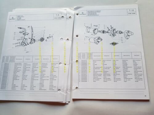 Gilera 50 ZULU 2001 catalogo ricambi originale Spare Parts Catalogue