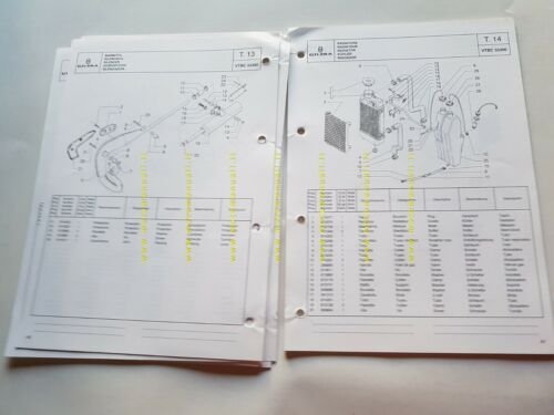 Gilera 50 ZULU 2001 catalogo ricambi originale Spare Parts Catalogue