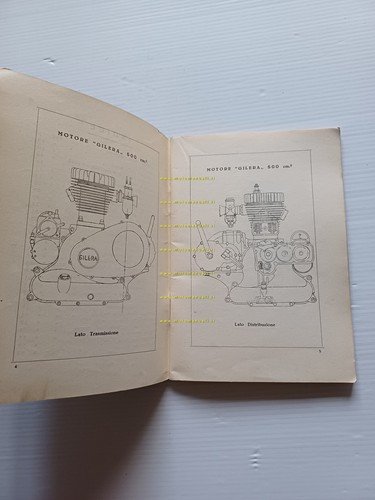 Gilera 500 VL - 500 VT 1935 manuale uso manutenzione …
