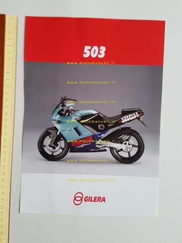 Gilera 503 50 1993 depliant italiano originale