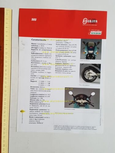 Gilera 503 50 1993 depliant italiano originale