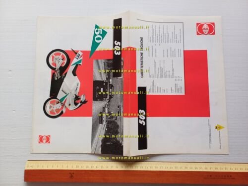 Gilera 503 depliant originale ITALIANO