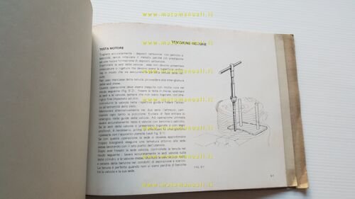 Gilera 98 124 150 1970 manuale officina originale workshop manual
