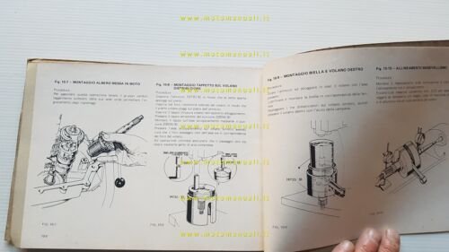 Gilera 98 124 150 1970 manuale officina originale workshop manual