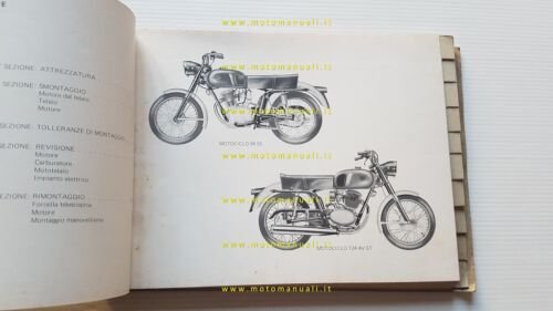 Gilera 98 124 150 1970 manuale officina originale workshop manual