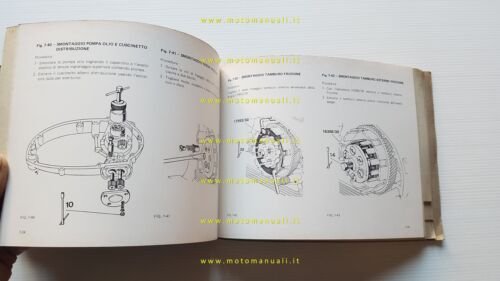Gilera 98 124 150 1970 manuale officina originale workshop manual