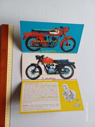 Gilera 98 Giubileo 1959-60 depliant originale italiano