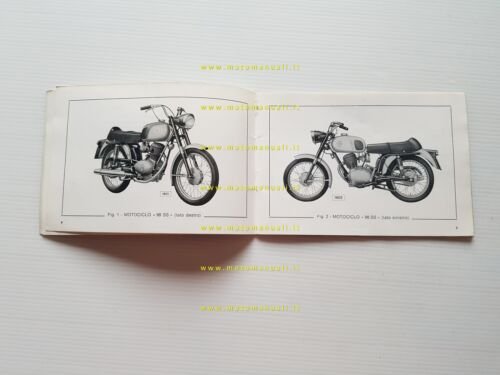 Gilera 98 SS 1968 manuale uso manutenzione libretto originale italiano