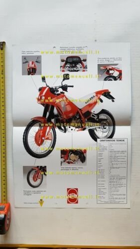 Gilera Apache 125 1992 depliant originale ITALIANO brochure