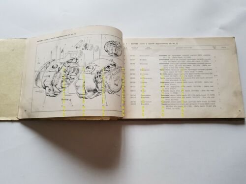 Gilera B 250 - 300 Extra 1959 1 aggiornamento catalogo …