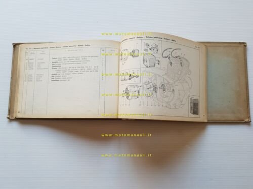 Gilera B 250 - B 300 Extra 1957 catalogo ricambi …