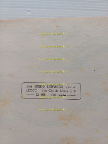Gilera B 300 1955-56 catalogo ricambi originale Spare Parts Catalogue