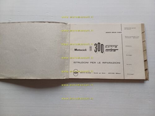 Gilera B 300 Extra - B 300 Polizia 1963 manuale …
