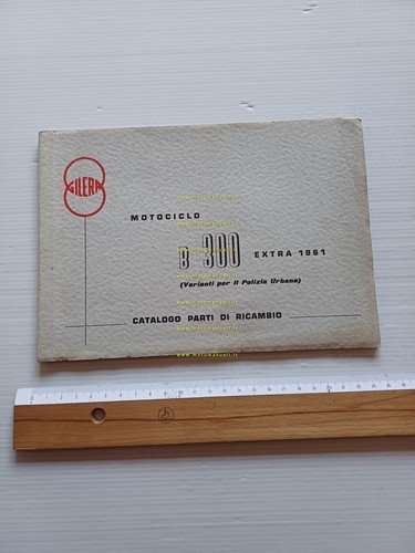 Gilera B 300 Extra 1961-62 catalogo ricambi originale spare parts …