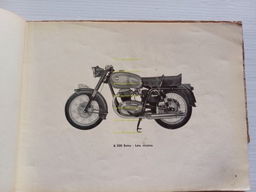 Gilera B 300 Extra 1962 catalogo ricambi originale spare parts …