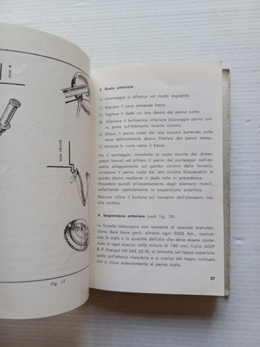 Gilera B 300 EXTRA 1963 manuale uso manutenzione libretto istruzioni …