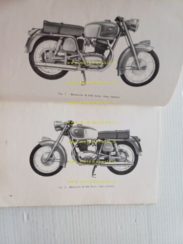 Gilera B 300 Extra 1967 manuale uso manutenzione libretto originale …