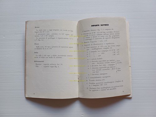 Gilera B 300 manuale uso manutenzione libretto istruzioni italiano originale