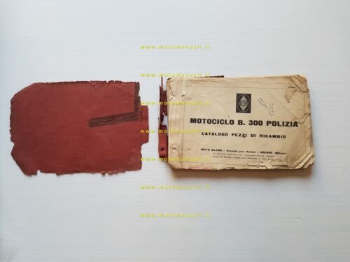 Gilera B 300 Polizia 1958 catalogo ricambi originale