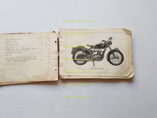 Gilera B 300 Polizia 1958 catalogo ricambi originale